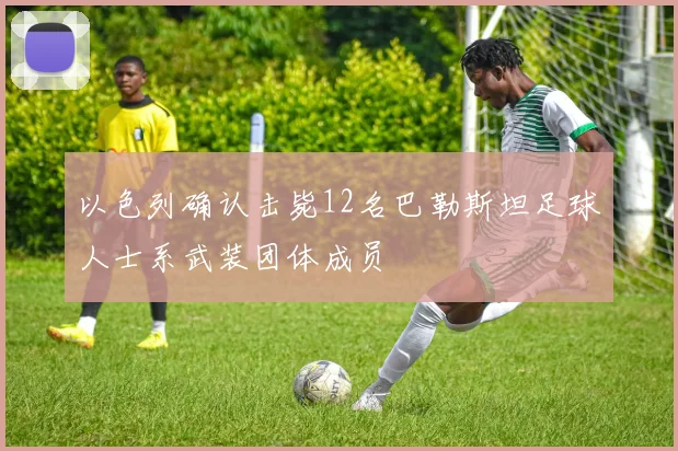 以色列确认击毙12名巴勒斯坦足球人士系武装团体成员